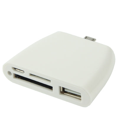 Micro USB Smart Card Reader for Galaxy S III /i9300 ,Galaxy Note /i9220 ,Galaxy Note 2 /N7100 , Galaxy S II /i9100 /  Galaxy S IV / i9500 Epic Touch 4G(White)