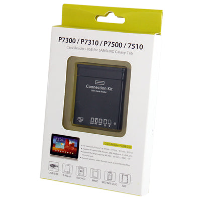 Card Reader + USB for Galaxy Tab P7300 / P7310 / P7500 / P7510, Support MS / M2 / SD (HC) / MMC / TF Memory Card