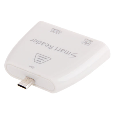 Micro USB Card Reader for Smartphone and Table, Support MS / M2 / SD (HC) / TF Memory Card