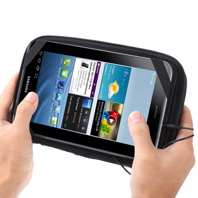 Melody Multi-function Portable Stereo Speaker / Shock-proof Bag, Suitable for Galaxy Table 7.0 / 7.7 inch / P6200 / P6800 / P3100 / P1000, and other 7.0 inch Tablet PC(Blue)