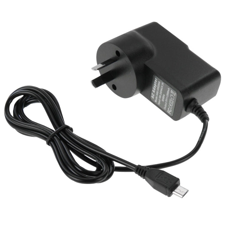Micro USB Charger for Tablet PC / Mobile Phone, Output: DC 5V / 2A ,AU Plug