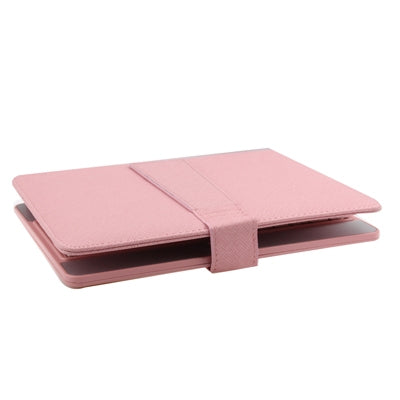 7 inch Universal Tablet PC Leather Tablet Case with USB Plastic Keyboard / Holder(Pink)