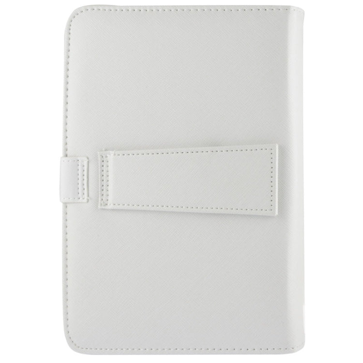 Universal Adjustable Cross Texture Leather Tablet Case with USB 2.0 Hard Key Keyboard, Suitable for 9.0 inch Tablet PC (Such as S-WMC-0285, S-WMC-0280, S-WMC-0265, S-WMC-0929, S-WMC-0948 etc.),