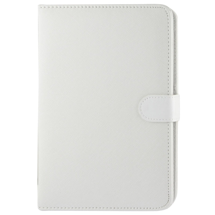 Universal Adjustable Cross Texture Leather Tablet Case with USB 2.0 Hard Key Keyboard, Suitable for 9.0 inch Tablet PC (Such as S-WMC-0285, S-WMC-0280, S-WMC-0265, S-WMC-0929, S-WMC-0948 etc.),