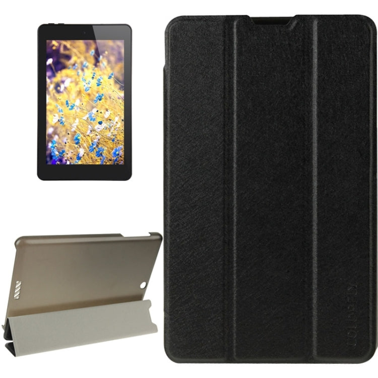Silk Texture Thin Leather Case with Holder for Colorfly E708 3G PRO (S-WMC-2461)