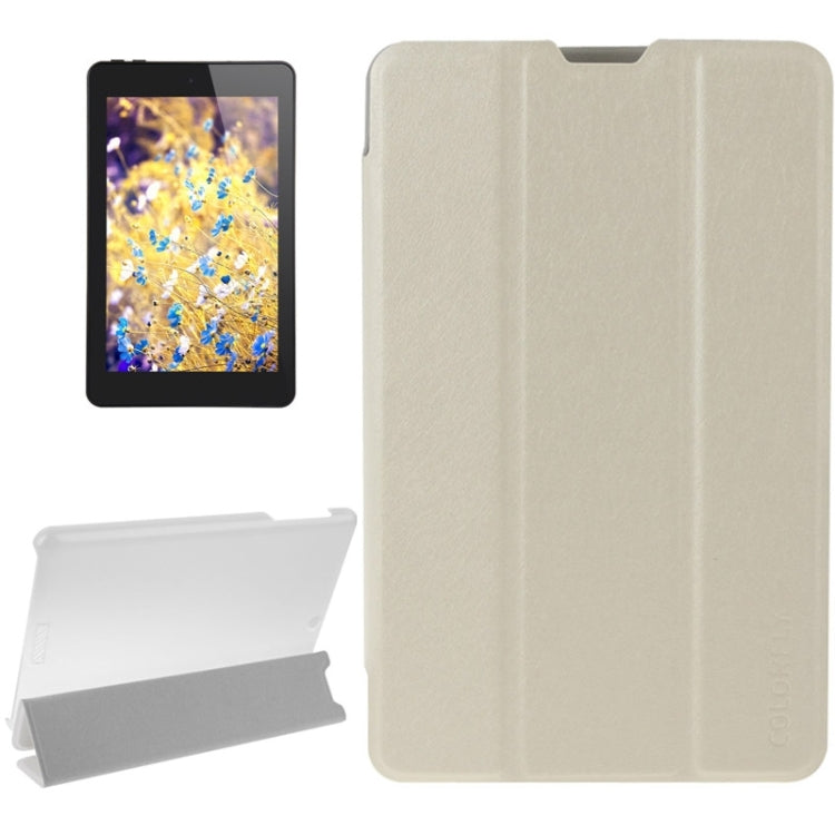 Silk Texture Thin Leather Case with Holder for Colorfly E708 3G PRO (S-WMC-2461)
