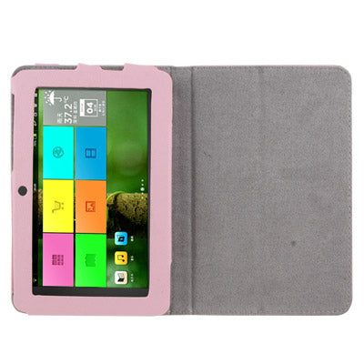 Litchi Texture Leather Case with Holder for Q8 7 inch Tablet PC
