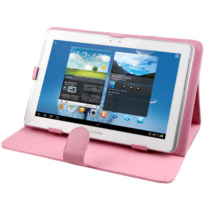Universal Lichi Texture Leather Case with Holder for 10.1 inch Tablet PC