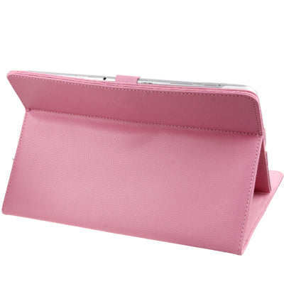 Universal Lichi Texture Leather Case with Holder for 10.1 inch Tablet PC