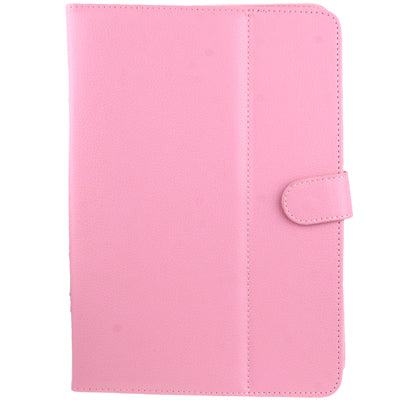 Universal Lichi Texture Leather Case with Holder for 10.1 inch Tablet PC