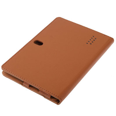 3-fold Litchi Texture Leather Case for Q8 Tablet PC
