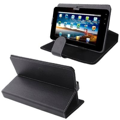 Universal Litchi Texture Leather Case with Holder for 7.0 inch Tablet PC