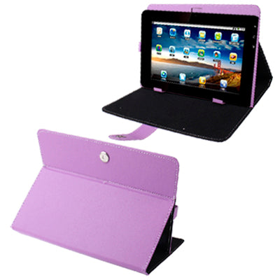 Universal Litchi Texture Button Leather Case with Holder for Tablet PC / 10.0 inch