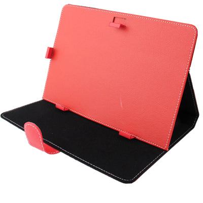 Universal Litchi Texture Button Leather Case with Holder for Tablet PC / 10.0 inch