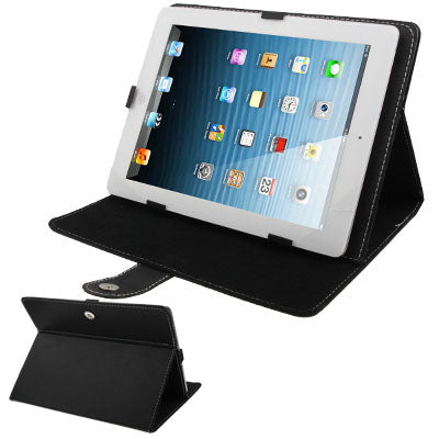 HSD-PT912 Litchi Texture Leather Case with Magic Tape Holder for 9.7 inch Tablet PC