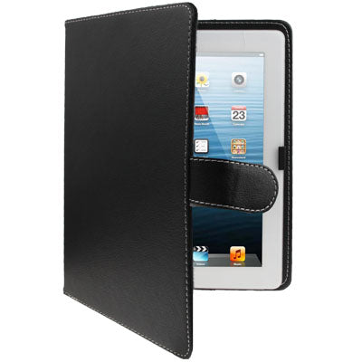 HSD-PT912 Litchi Texture Leather Case with Magic Tape Holder for 9.7 inch Tablet PC