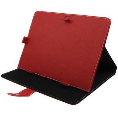 HSD-PT912 Litchi Texture Leather Case with Magic Tape Holder for 9.7 inch Tablet PC