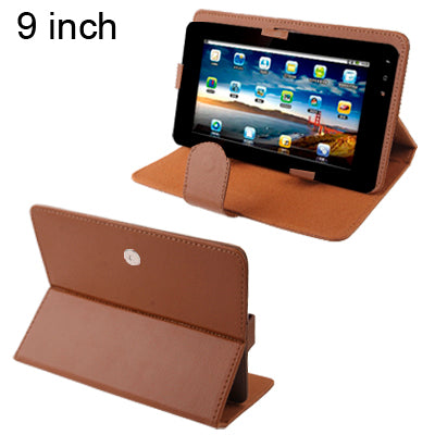 Detachable Litchi Texture Leather Case with Magic Tape & Holder for 9 inch Tablet PC, Adjustable Size