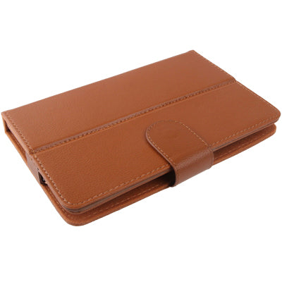 Detachable Litchi Texture Leather Case with Magic Tape & Holder for 9 inch Tablet PC, Adjustable Size