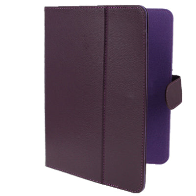 Litchi Texture Universal Leather Case with Holder for 9 inch Tablet PC(Purple)