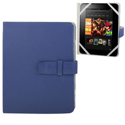 Universal Litchi Texture Leather Case for 8.0 inch Tablet PC (Used for S-WMC-1648S, S-WMC-1644H, S-WMC-1643W, S-WMC-1638S),Blue(Blue)