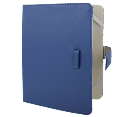 Universal Litchi Texture Leather Case for 8.0 inch Tablet PC (Used for S-WMC-1648S, S-WMC-1644H, S-WMC-1643W, S-WMC-1638S),Blue(Blue)