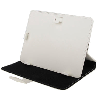 Detachable Universal Litchi Texture Leather Case with Magic Tape & Holder for 8 inch Tablet PC, Support 360 Degree Rotation, Adjustable Size