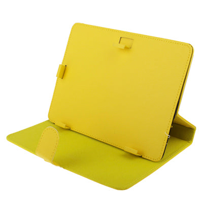 Detachable Universal Litchi Texture Leather Case with Magic Tape & Holder for 8 inch Tablet PC, Support 360 Degree Rotation, Adjustable Size