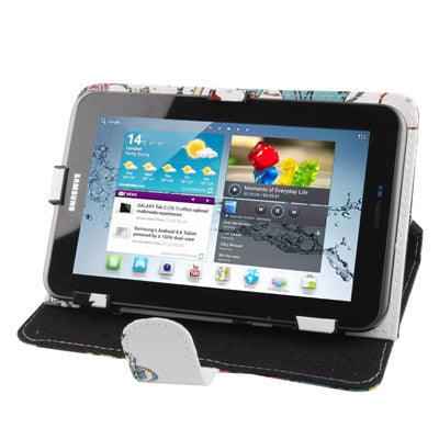 Universal Candy Girl Pattern Leather Case with Holder for 7.0 inch Tablet PC