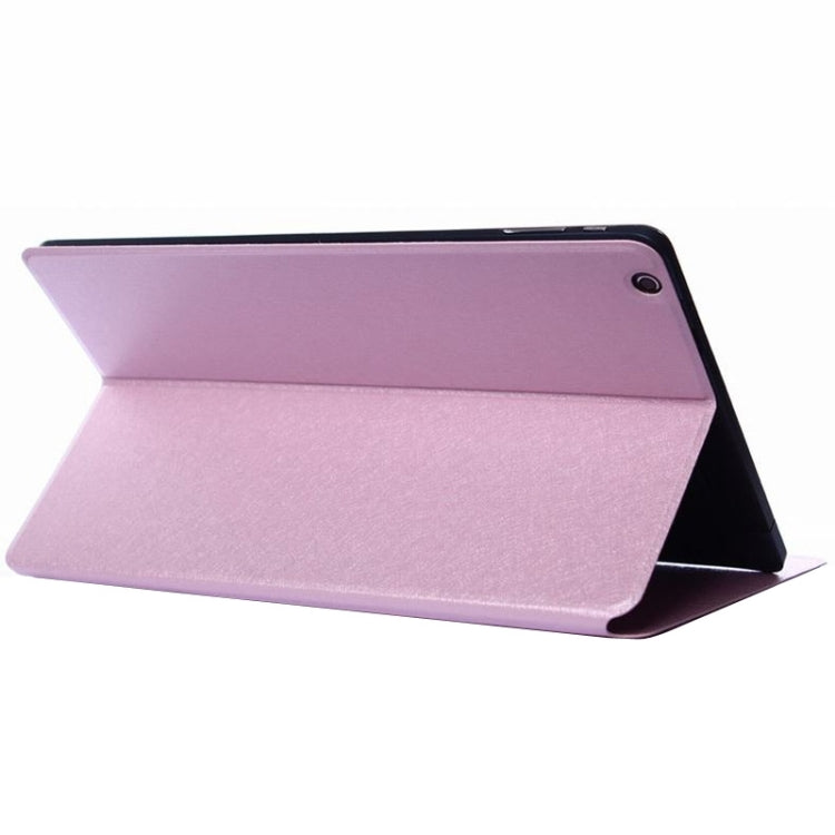 Silk Texture Horizontal Flip Leather Case with Holder for Cube U31GT Talk10