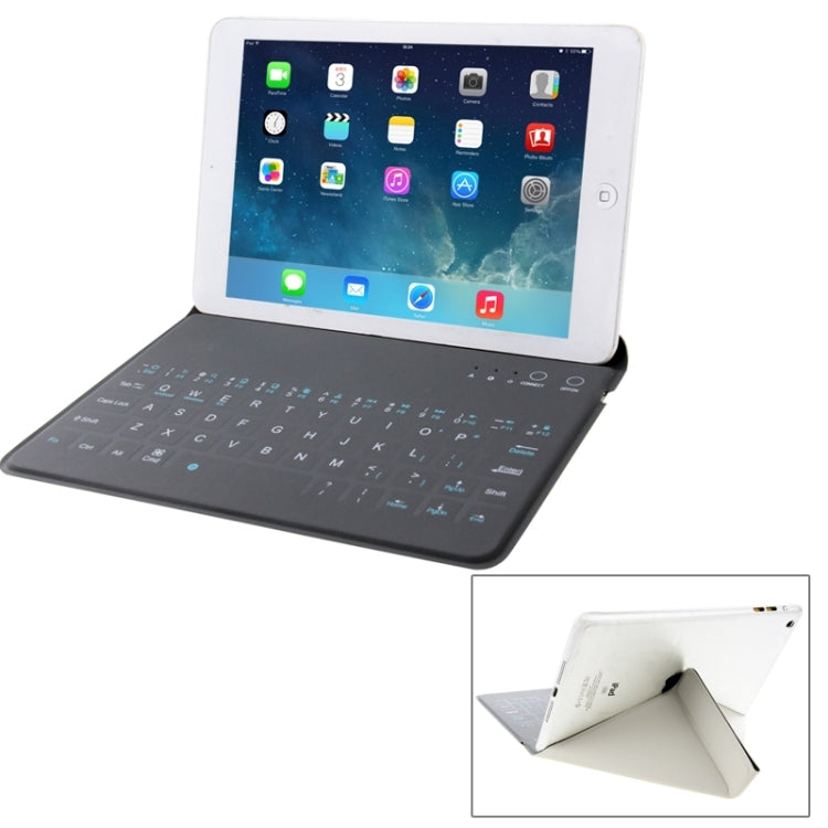 Ultrathin Universal Bluetooth Keyboard Crazy Horse Texture Leather Tablet Case with Holder for 7.0 inch / 7.85 inch / 7.9 inch / 8.0 inch Tablet PC