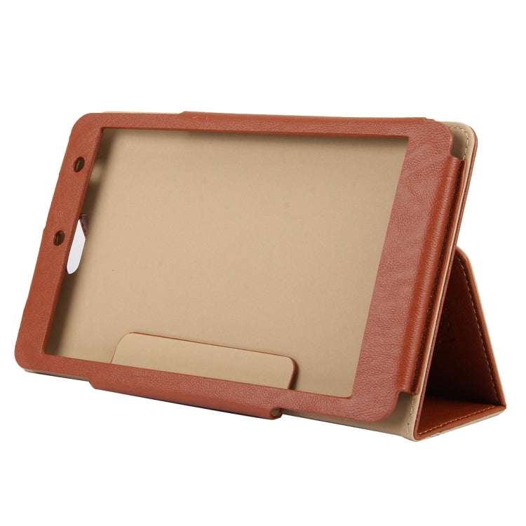 Bark Texture Horizontal Flip Leather Case with Holder for ONDA V820w / V820W CH / New V820 / V801s (S-WMC-0500W /S-WMC-2388 / WMC0668J / S-WMC-1242S)(Brown)