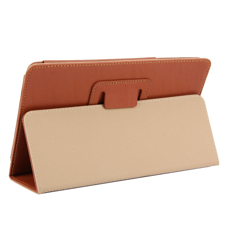 Bark Texture Horizontal Flip Leather Case with Holder for ONDA V820w / V820W CH / New V820 / V801s (S-WMC-0500W /S-WMC-2388 / WMC0668J / S-WMC-1242S)(Brown)