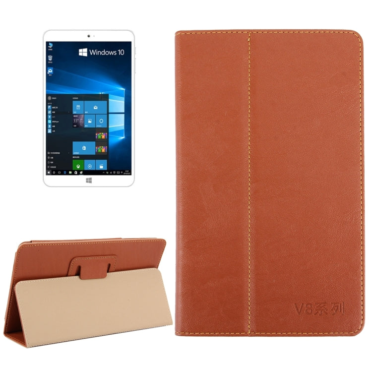 Bark Texture Horizontal Flip Leather Case with Holder for ONDA V820w / V820W CH / New V820 / V801s (S-WMC-0500W /S-WMC-2388 / WMC0668J / S-WMC-1242S)(Brown)