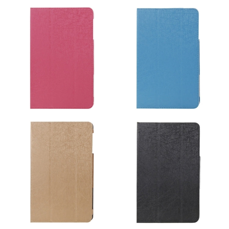 Steel Wire Texture Magnetic Horizontal Flip Leather Case with Three-Folding Holder for Huawei Honor Play Note T1 10.0 / T1-A21W