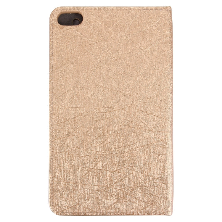 Steel Wire Texture Magnetic Horizontal Flip Leather Case with Three-Folding Holder for Huawei MediaPad T1 7.0 / T1-701u