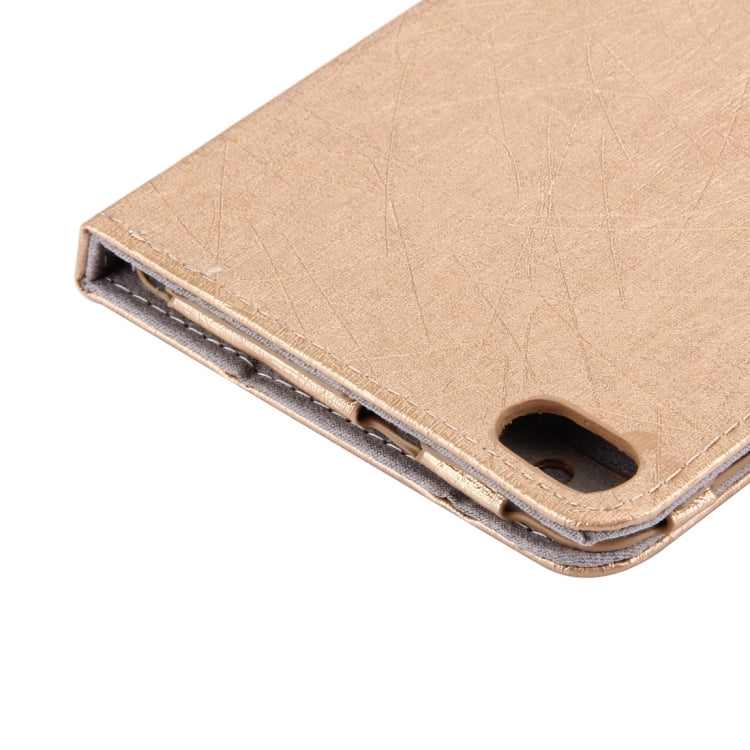 Steel Wire Texture Magnetic Horizontal Flip Leather Case with Three-Folding Holder for Huawei MediaPad T1 7.0 / T1-701u