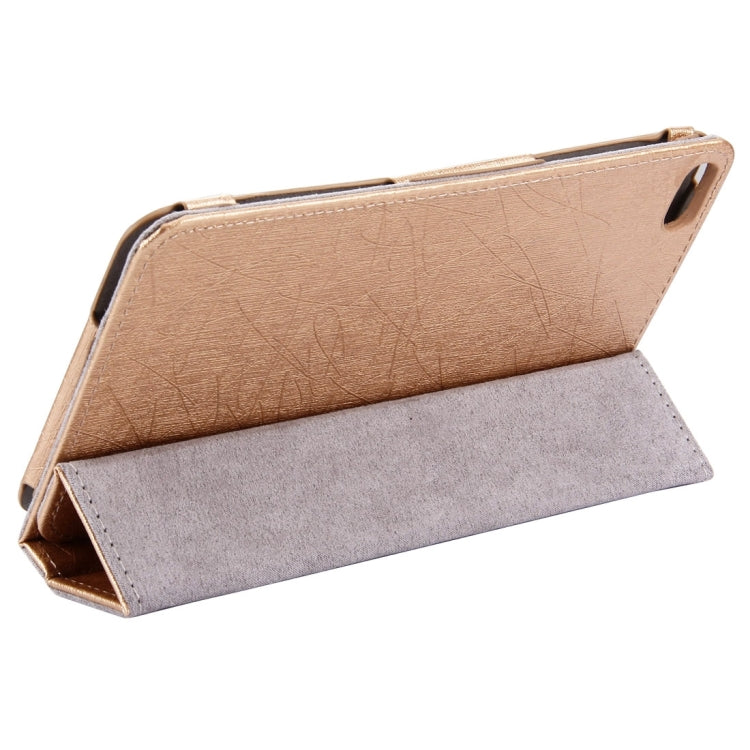 Steel Wire Texture Magnetic Horizontal Flip Leather Case with Three-Folding Holder for Huawei MediaPad T1 7.0 / T1-701u