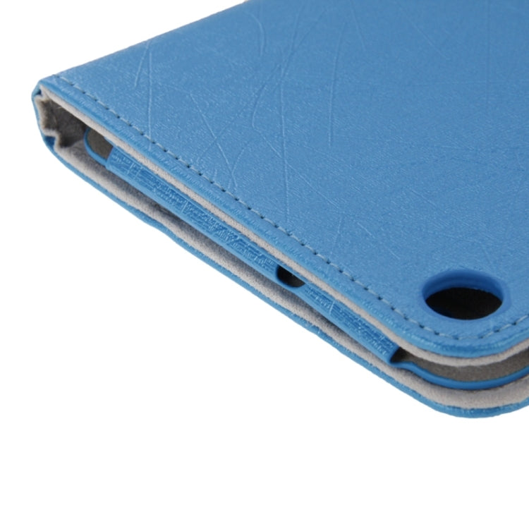 Steel Wire Texture Magnetic Horizontal Flip Leather Case with Three-Folding Holder for Huawei MediaPad T1 7.0 / T1-701u