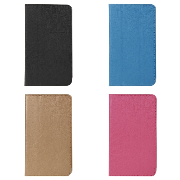 Steel Wire Texture Magnetic Horizontal Flip Leather Case with Three-Folding Holder for Huawei MediaPad T1 7.0 / T1-701u