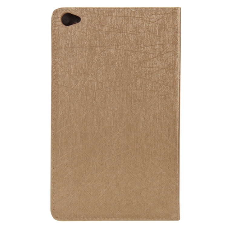 Steel Wire Texture Magnetic Horizontal Flip Leather Case with Three-Folding Holder for Huawei MediaPad M2 8.0