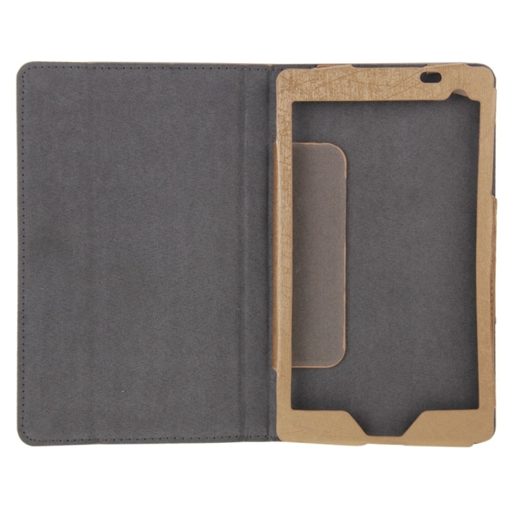 Steel Wire Texture Magnetic Horizontal Flip Leather Case with Three-Folding Holder for Huawei MediaPad M2 8.0
