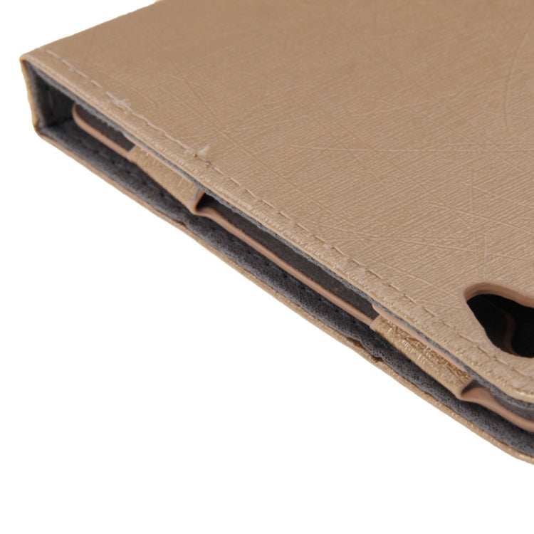 Steel Wire Texture Magnetic Horizontal Flip Leather Case with Three-Folding Holder for Huawei MediaPad M2 8.0