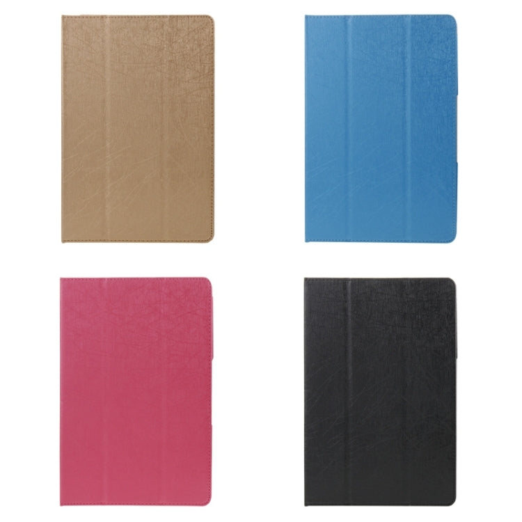 Steel Wire Texture Magnetic Horizontal Flip Leather Case with Three-Folding Holder for Lenovo Tab 2 A10-70 / A7600