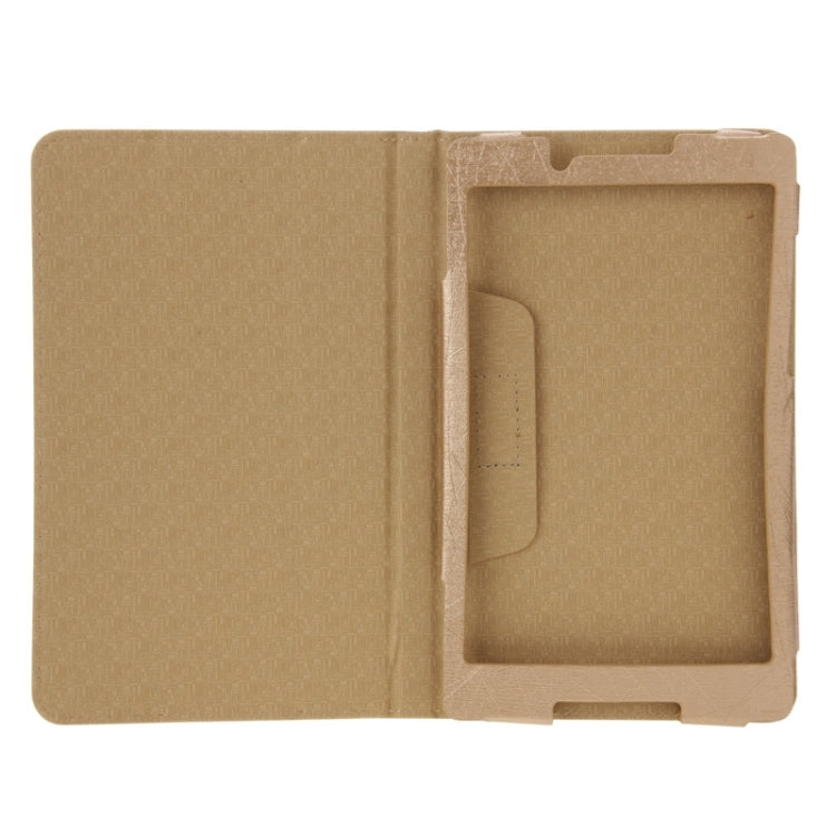 For Lenovo IdeaTab A8-50 / A5500 Steel Wire Texture Magnetic Horizontal Flip Leather Case with Holder