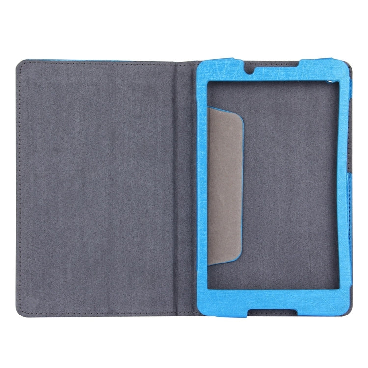 For Lenovo IdeaTab A8-50 / A5500 Steel Wire Texture Magnetic Horizontal Flip Leather Case with Holder