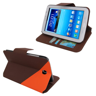 2-color Series Gravel Texture Horizontal Flip Leather Case with Holder & Credit Card Slots for Galaxy Note 8.0