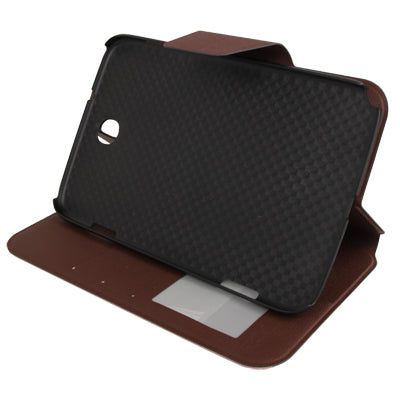 2-color Series Gravel Texture Horizontal Flip Leather Case with Holder & Credit Card Slots for Galaxy Note 8.0
