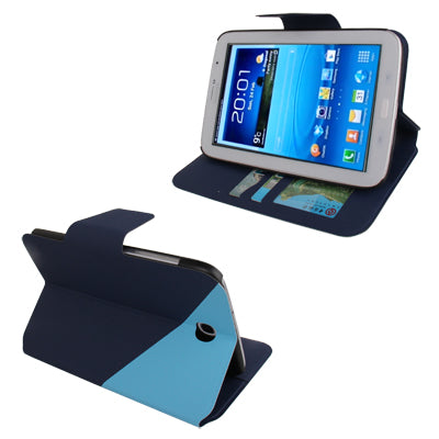 2-color Series Gravel Texture Horizontal Flip Leather Case with Holder & Credit Card Slots for Galaxy Note 8.0