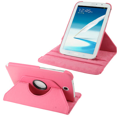 360 Degree Rotatable Lichi Texture Leather Case with Holder for Galaxy Note 8.0 / N5100